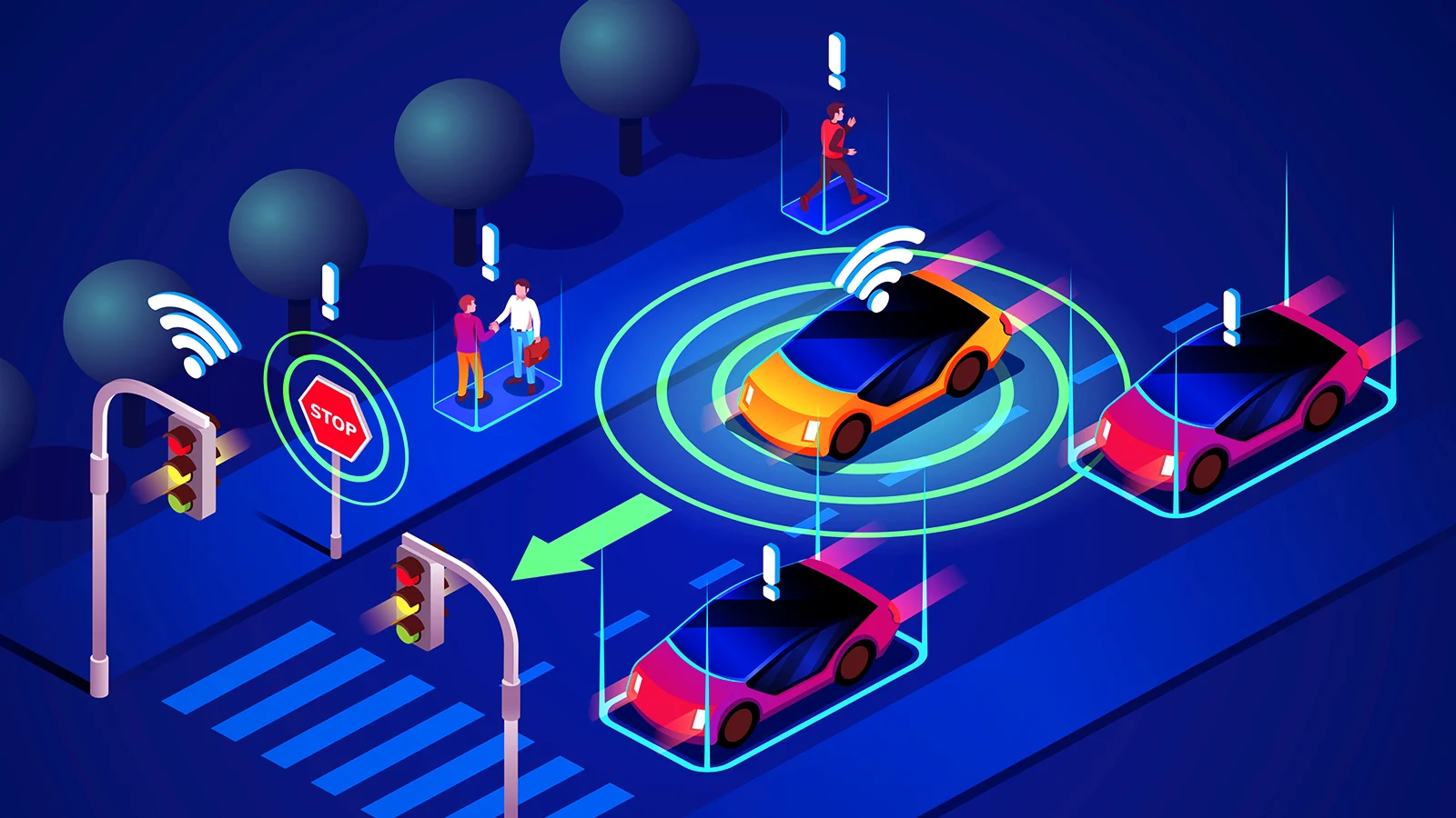 Cellular Vehicle-to-Everything C-V2X Campus Fleet Infrastructure